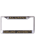 Oakland University Golden Grizzlies Team Color Alumni License Frame