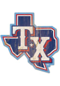 Texas Rangers Powder Blue Jersey 14x14 Wood Sign