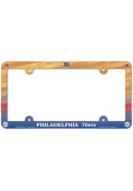 Philadelphia 76ers Full Color Plastic License Frame