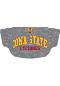 Iowa State Cyclones Heathered Grey Fan Mask - Grey