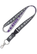 K-State Wildcats Charcoal Lanyard
