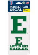 Eastern Michigan Eagles 4x4 Set of 2 Auto Decal - Green