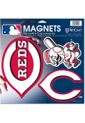Cincinnati Reds 11x11 3pk Magnet