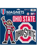 Ohio State Buckeyes 11x11 3pk Magnet