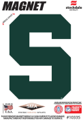 Michigan State Spartans S Logo 3x5 Die Cut Magnet