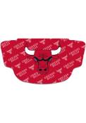 Chicago Bulls Repeat Logo Fan Mask - Red