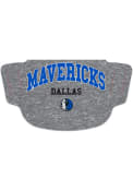 Dallas Mavericks Heathered Grey Fan Mask - Grey