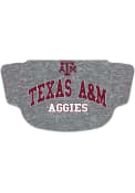 Texas A&M Aggies Heathered Grey Fan Mask - Red