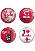 Cincinnati Reds 4pk Button