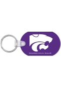 Purple K-State Wildcats Aluminum Keychain