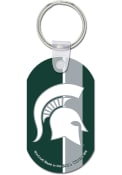 Michigan State Spartans Aluminum Keychain
