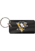 Pittsburgh Penguins Carbon Keychain