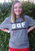 Springfield Heather Grey SGF Block and Bars Short Sleeve T-Shirt