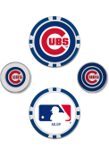 Chicago Cubs 4-Pack Set Golf Ball Marker
