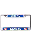 Wichita Flag Printed License Frame