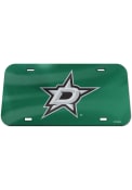 Dallas Stars Team Color Acrylic Car Accessory License Plate