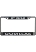 Pitt State Gorillas Black and Silver License Frame
