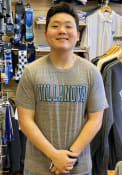 Villanova Wildcats Wordmark Mock Twist Fashion T Shirt - Grey