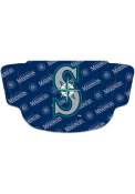 Seattle Mariners Repeat Logo Fan Mask - Navy Blue
