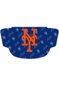 New York Mets Repeat Logo Fan Mask - Blue