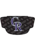 Colorado Rockies Repeat Logo Fan Mask - Purple