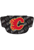 Calgary Flames Repeat Logo Fan Mask - Black
