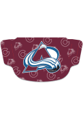 Colorado Avalanche Repeat Logo Fan Mask - Blue