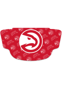 Atlanta Hawks Repeat Logo Fan Mask - Red
