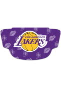 Los Angeles Lakers Repeat Logo Fan Mask - Gold