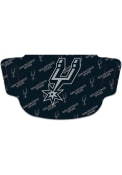 San Antonio Spurs Repeat Logo Fan Mask - Black