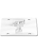 Texas Tech Red Raiders Frosted Car Accessory License Plate
