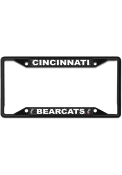 Black Cincinnati Bearcats Carbon Fiber License Frame