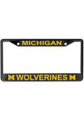 Michigan Wolverines Carbon Fiber License Frame