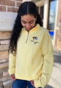 Missouri Tigers Womens Folly Crest 1/4 Zip Pullover - Yellow