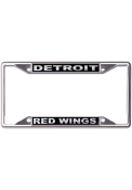 Detroit Red Wings Black and Silver License Frame
