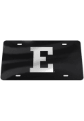 Eastern Michigan Eagles Silver Team Logo Black Car Accessory License Plate