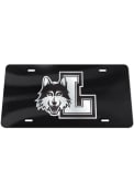 Loyola Ramblers Silver Team Logo Black Car Accessory License Plate