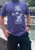 K-State Wildcats Mock Twist Fashion T Shirt - Purple