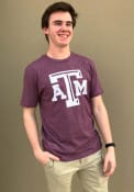 Texas A&M Aggies Mock Twist Fashion T Shirt - Maroon