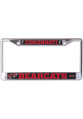 Silver Cincinnati Bearcats Mega Team Logo License Frame
