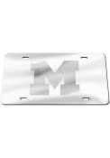 Michigan Wolverines Frosted Car Accessory License Plate