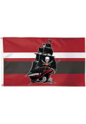Tampa Bay Buccaneers 3x5 Ship Black Silk Screen Grommet Flag