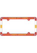 Kansas City Chiefs Plastic License Frame