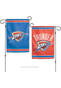 Oklahoma City Thunder 2 Sided Team Logo Garden Flag