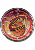Cleveland Cavaliers Chrome Wall Clock