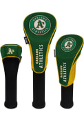 Oakland Athletics 3 Pack Golf Headcover