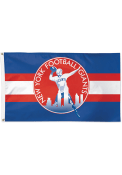 New York Giants 3x5 Retro Blue Silk Screen Grommet Flag