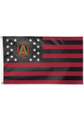 Atlanta United FC 3x5 Star Stripes Red Silk Screen Grommet Flag