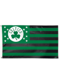 Boston Celtics 3x5 Star Stripes Green Silk Screen Grommet Flag