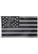 San Antonio Spurs 3x5 Star Stripes Black Silk Screen Grommet Flag